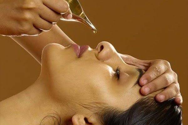 Nasya Panchakarma therapy at Ayusparsh Clinic Pune